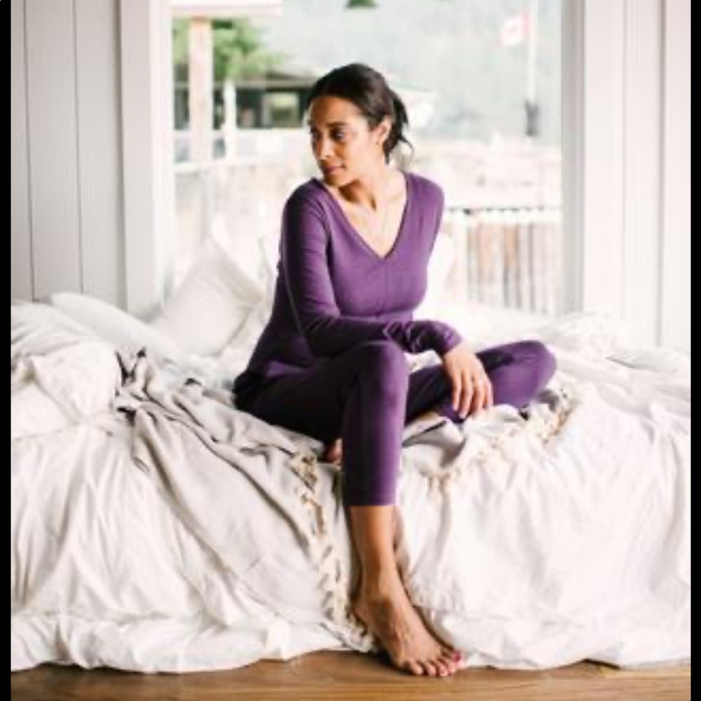 Smash + Tess Friday Romper Plum Size Small